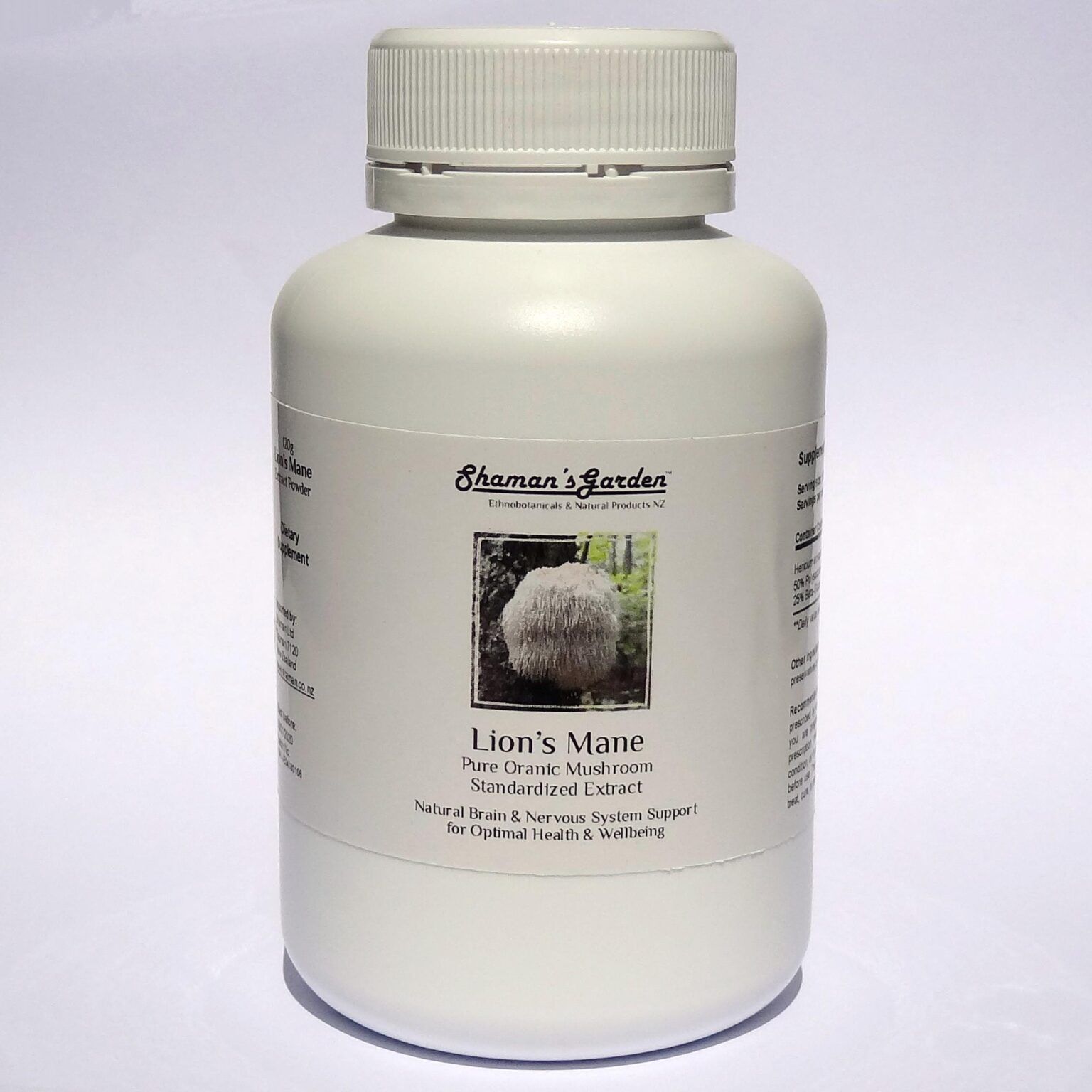 Lion's Mane Mushroom Organic Extract Powder & Capsules